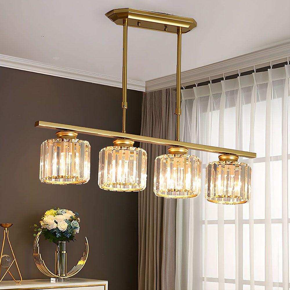 Nordic Multi-Head Glass Island Pendant Lamp | Stornfield