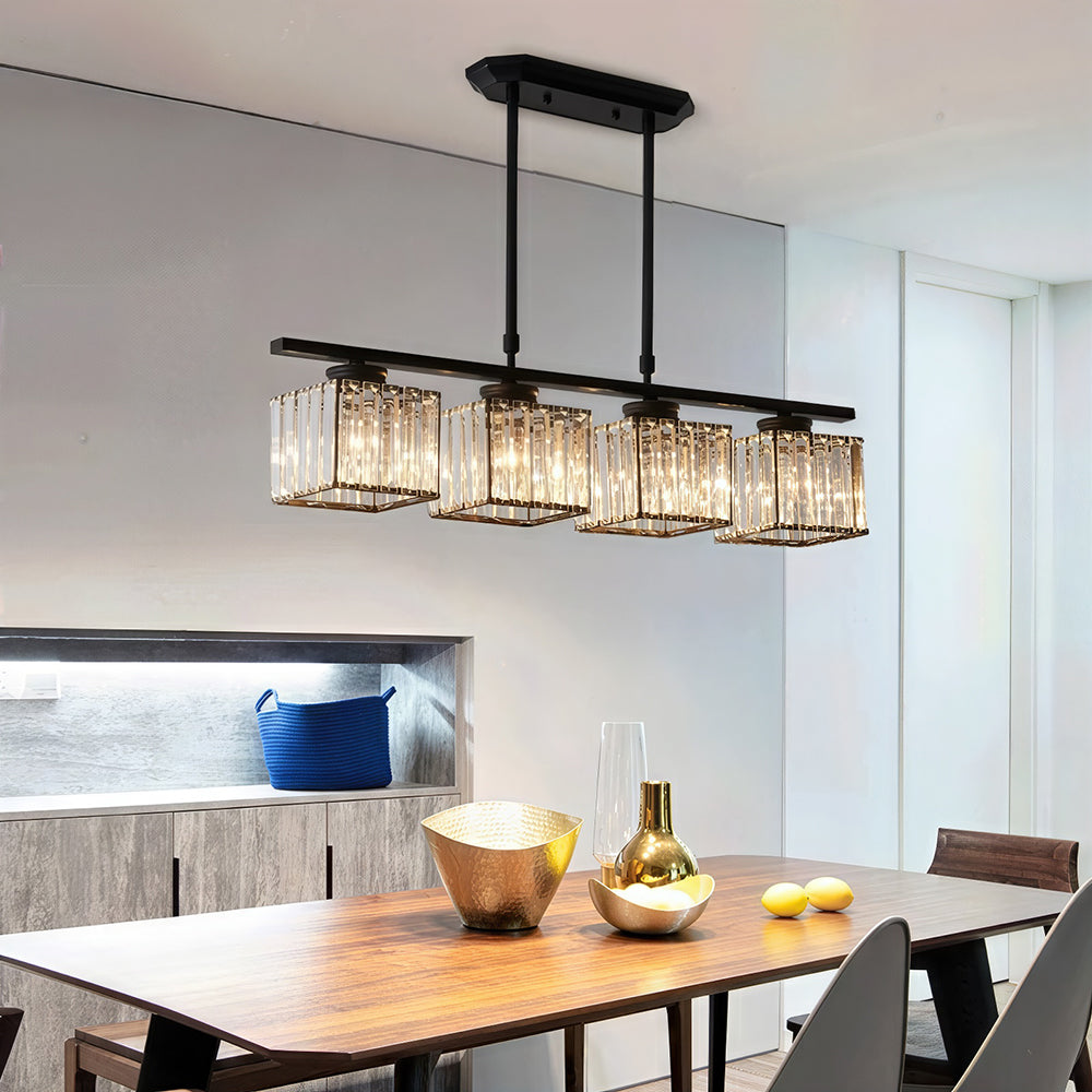 Nordic Multi-Head Glass Island Pendant Lamp | Stornfield