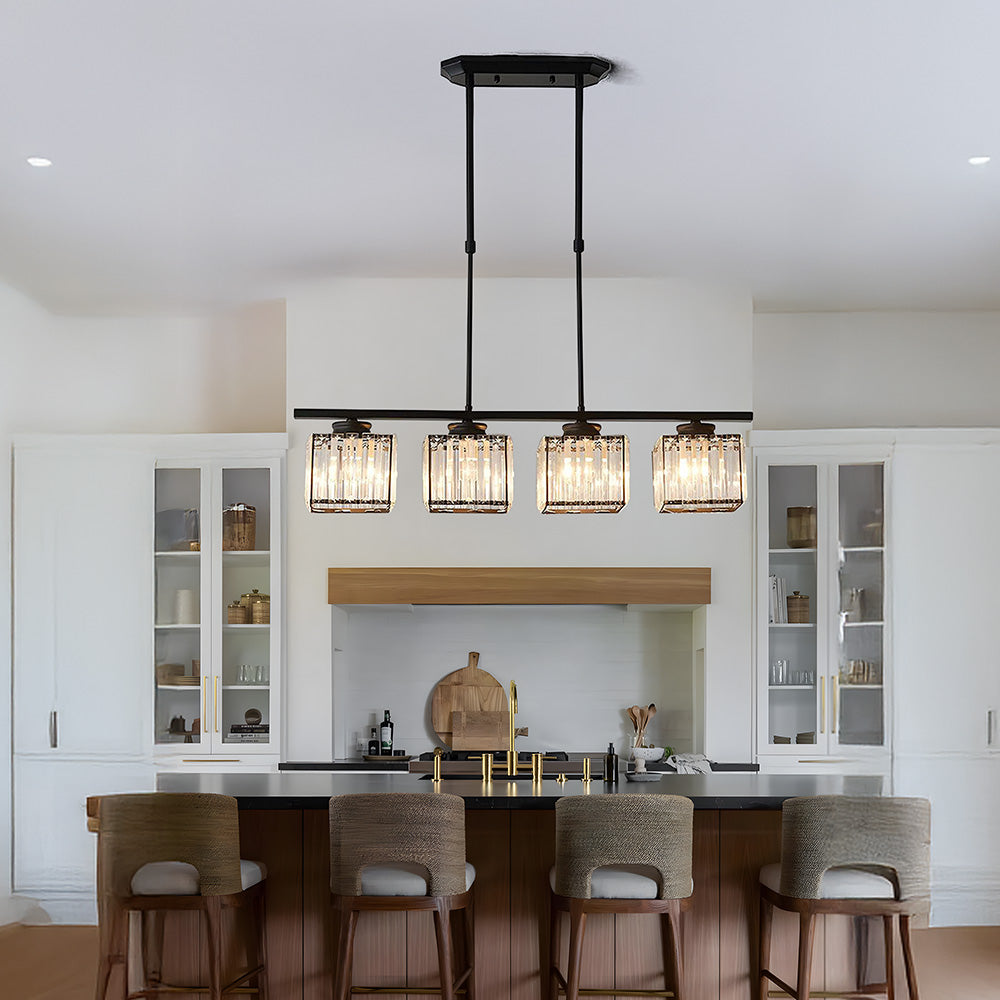 Nordic Multi-Head Glass Island Pendant Lamp | Stornfield