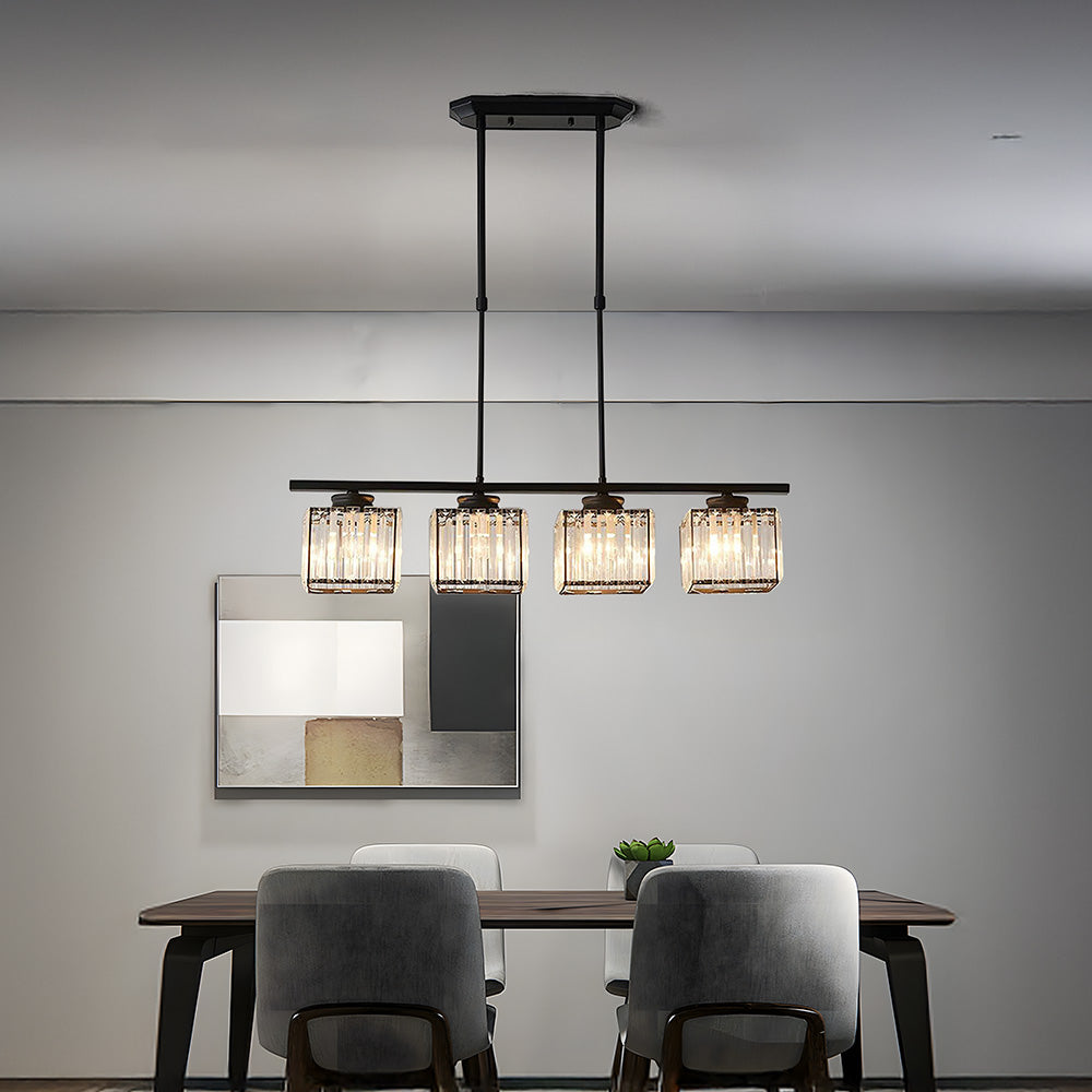 Nordic Multi-Head Glass Island Pendant Lamp | Stornfield