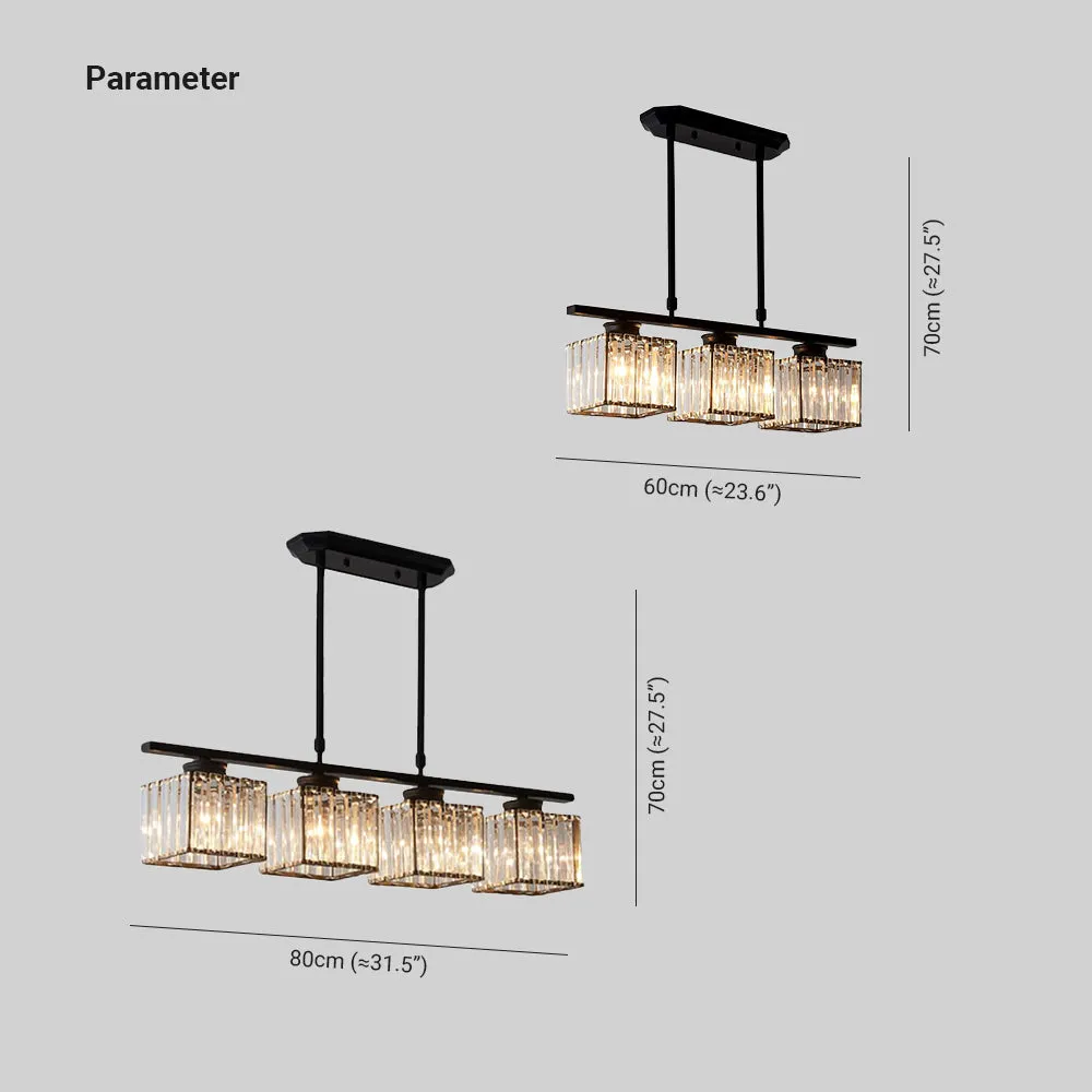 Nordic Multi-Head Glass Island Pendant Lamp | Stornfield