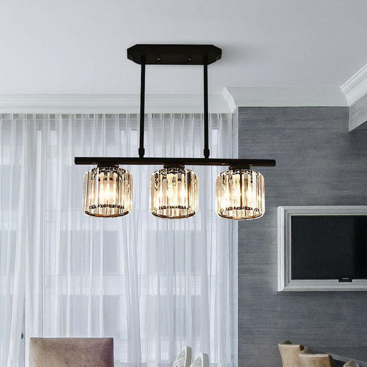 Nordic Multi-Head Glass Island Pendant Lamp | Stornfield