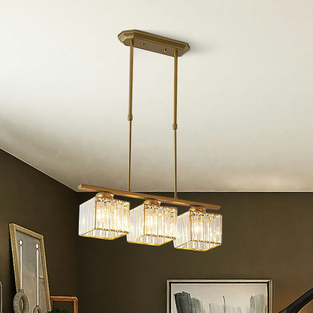 Nordic Multi-Head Glass Island Pendant Lamp | Stornfield