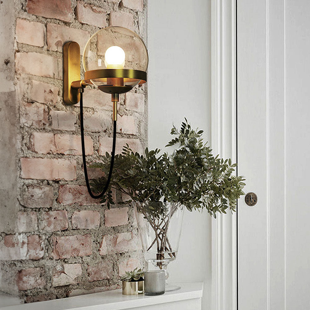 Unique Glass Ball Wall Lamp | Stornfield
