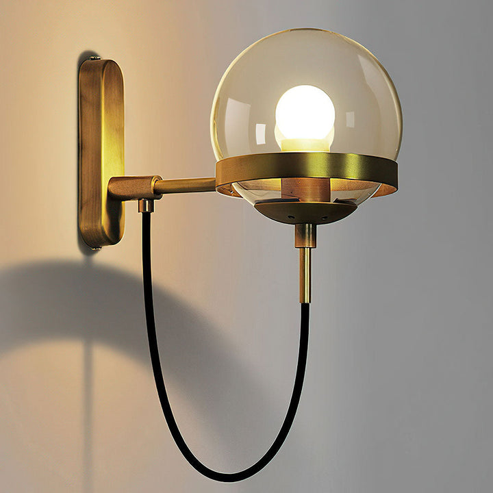 Unique Glass Ball Wall Lamp | Stornfield