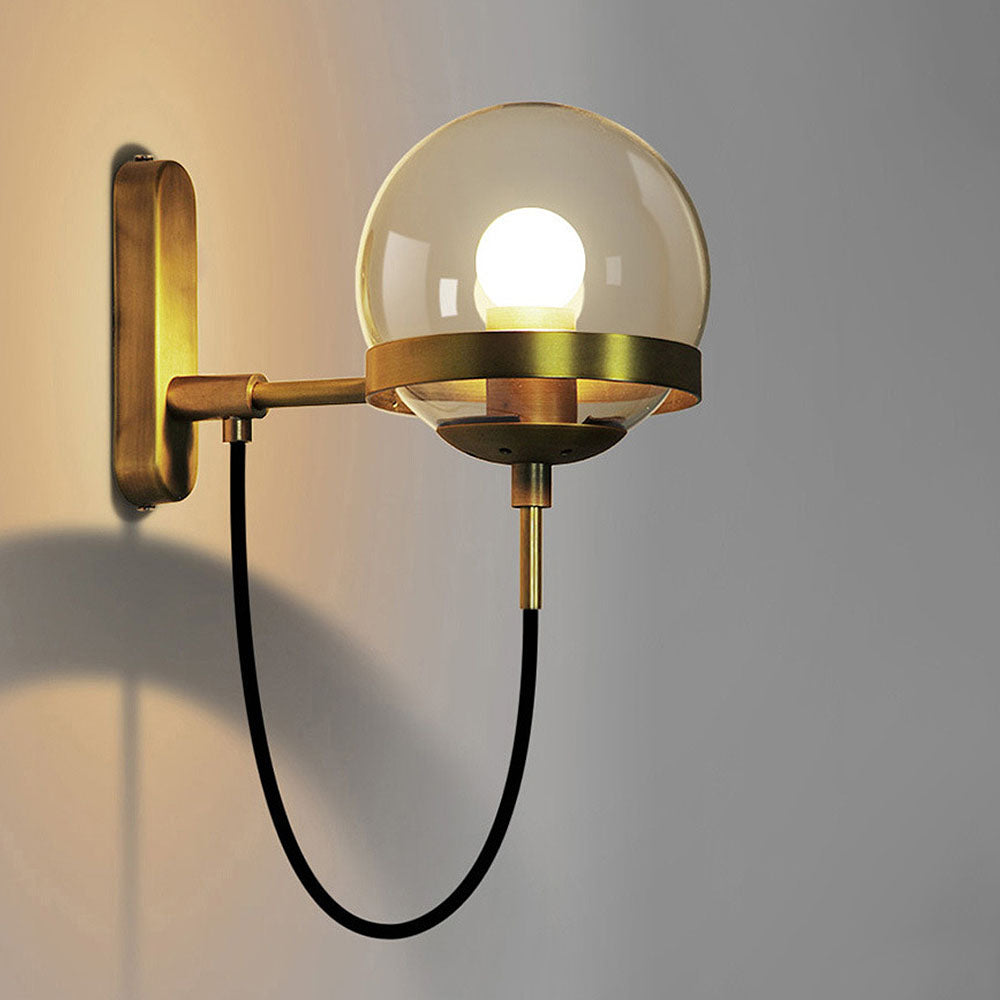 Unique Glass Ball Wall Lamp | Stornfield