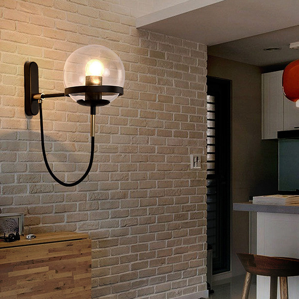 Unique Glass Ball Wall Lamp | Stornfield