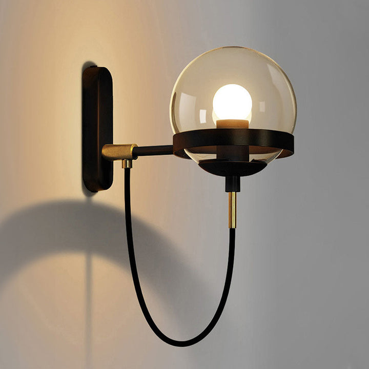 Unique Glass Ball Wall Lamp | Stornfield