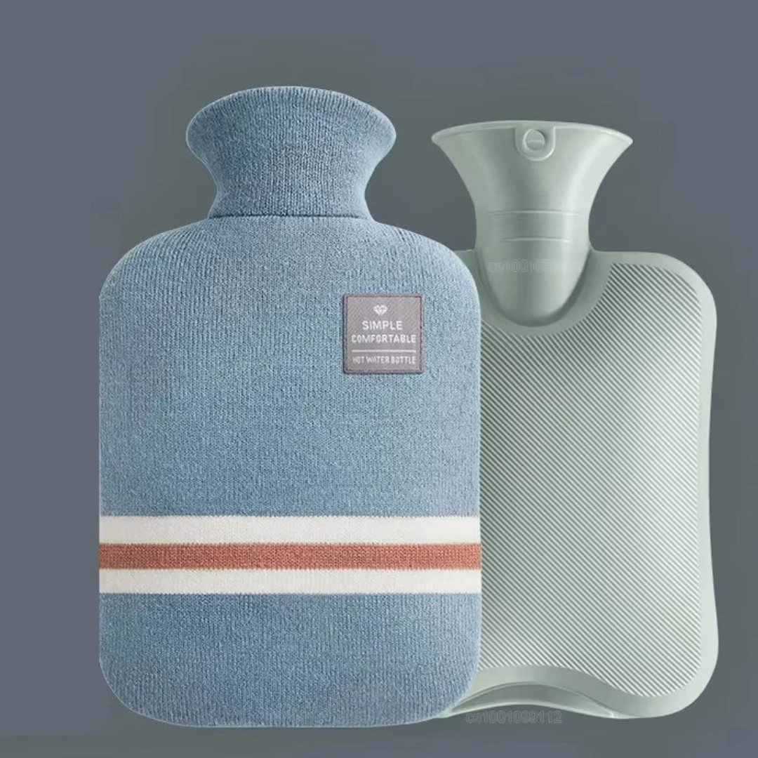 Hot water bottle 2L with knitted cover | Stornfield