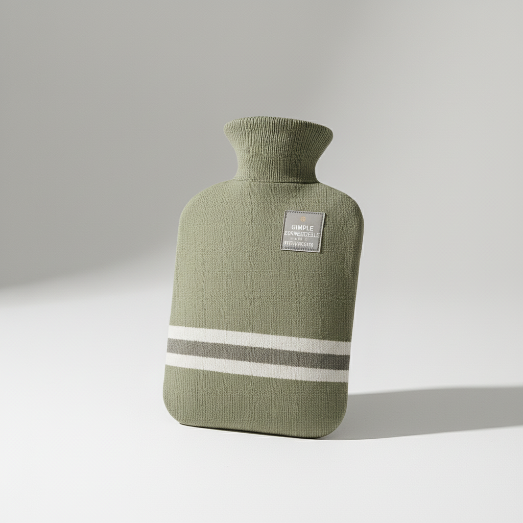 Hot water bottle 2L with knitted cover | Stornfield