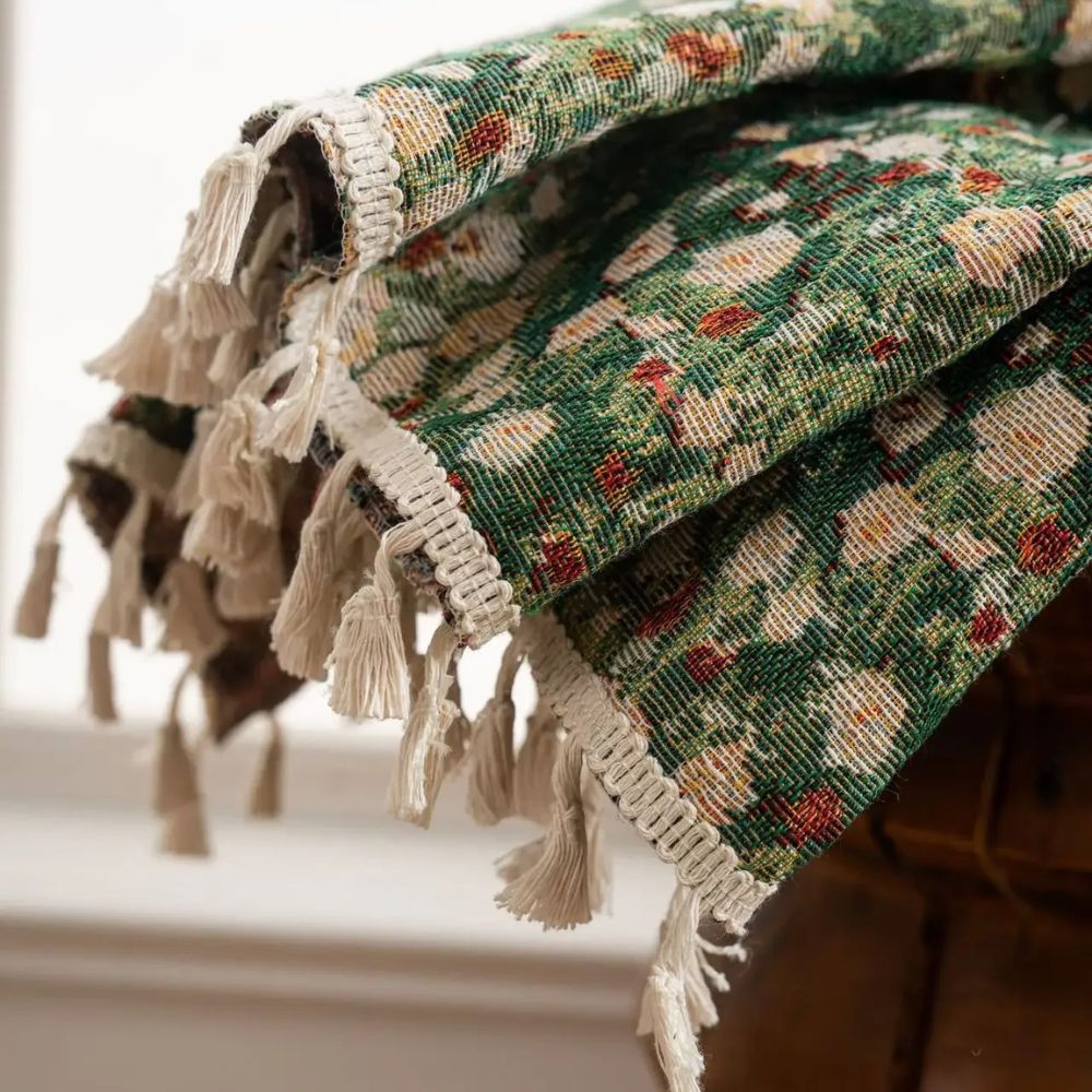 Floral Tassel Curtain Panel | Stornfield