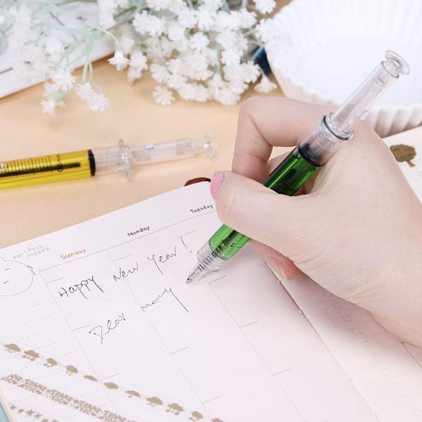 Novelty Injection Syringe Shaped Pen (Set of 4) | Stornfield
