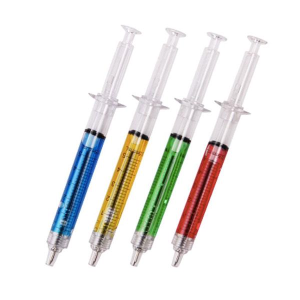 Novelty Injection Syringe Shaped Pen (Set of 4) | Stornfield