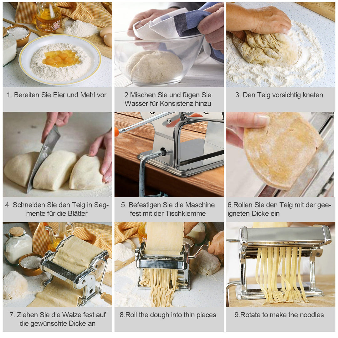 Noodle Machine Pasta Machine Stainless Steel | Stornfield