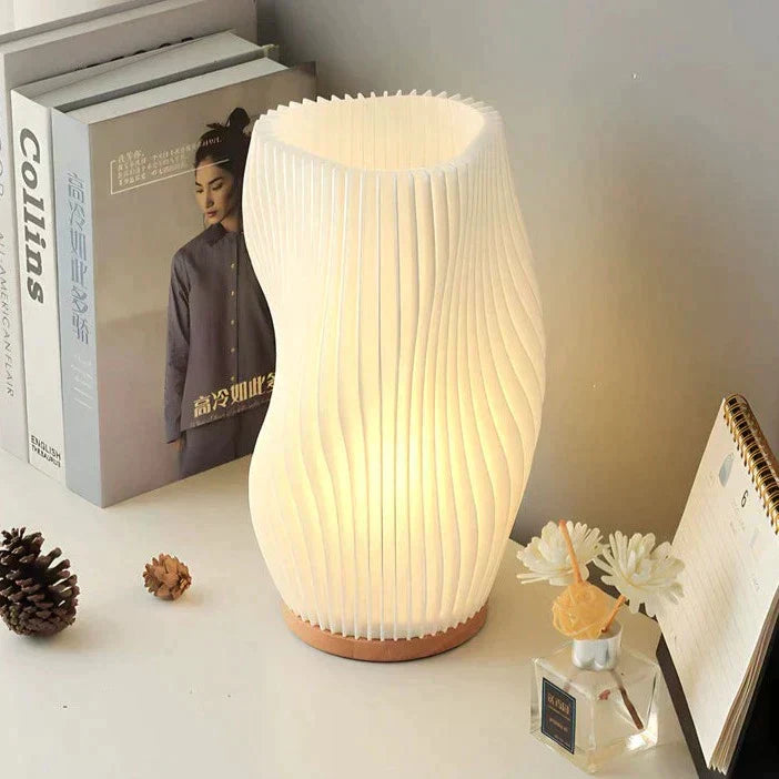 Stornfield | Elegant Wavy Design USB-Powered Table Lamp | WaveGlow