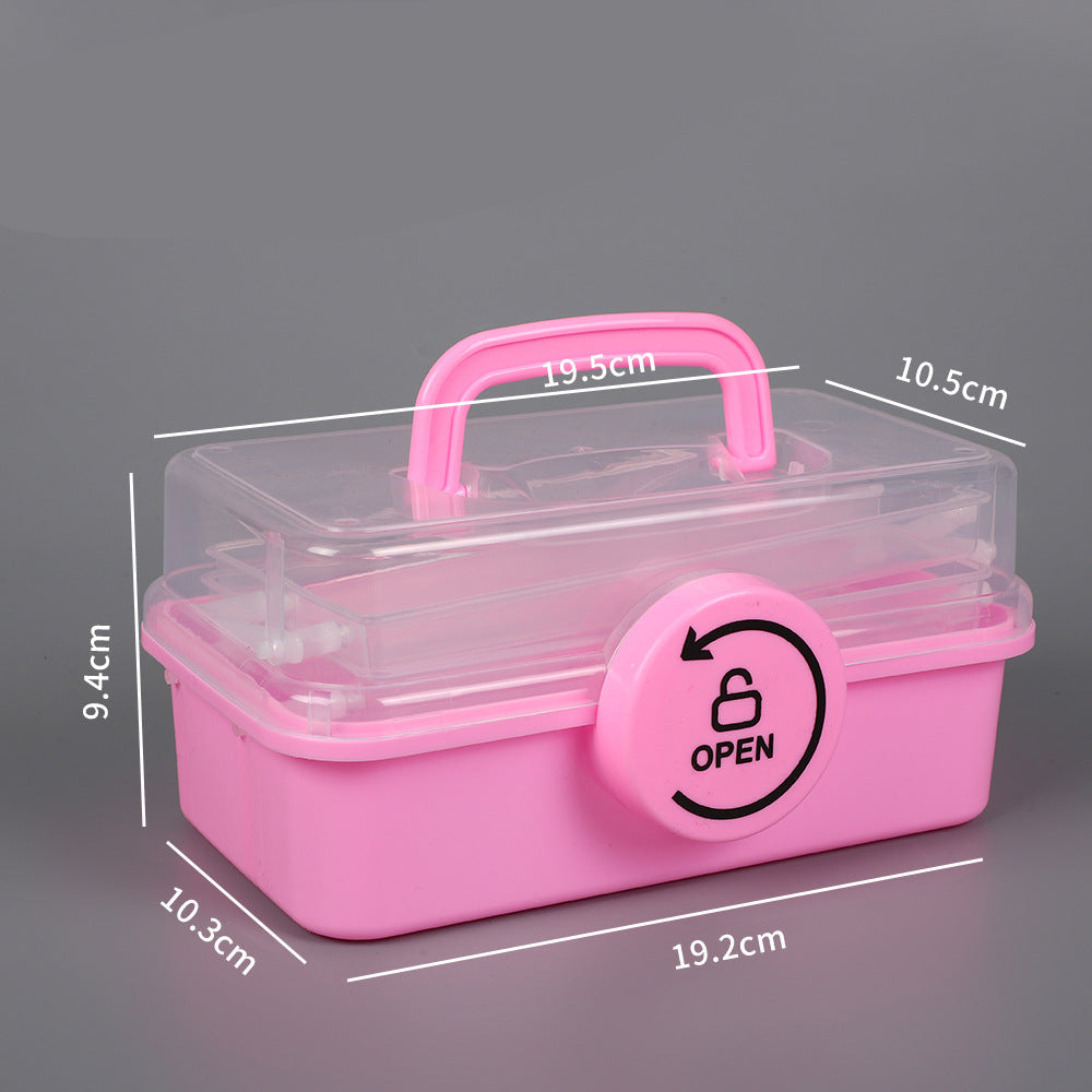 Portable Multi-Section Craft Storage Box Stornfield
