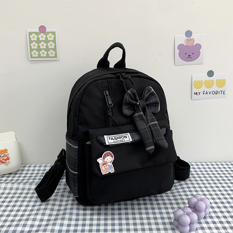 Stylish Casual Bow-Embellished Backpack Stornfield