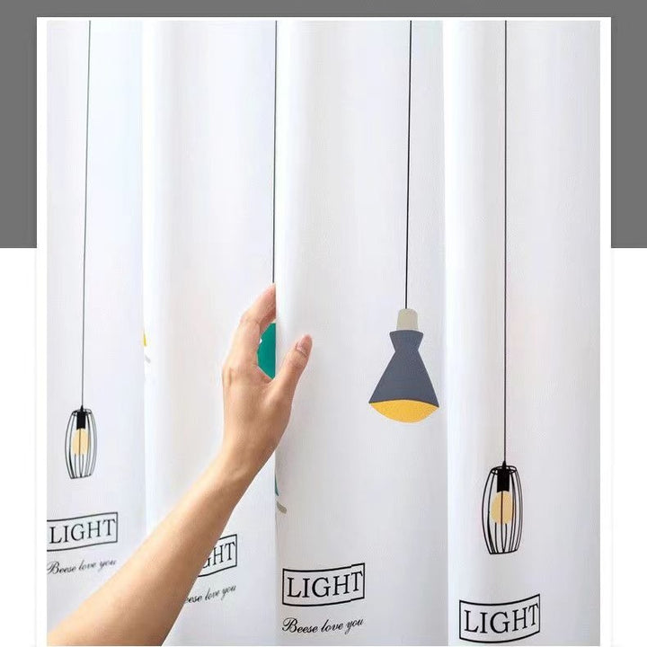 Light-Inspired Shower Curtain Stornfield