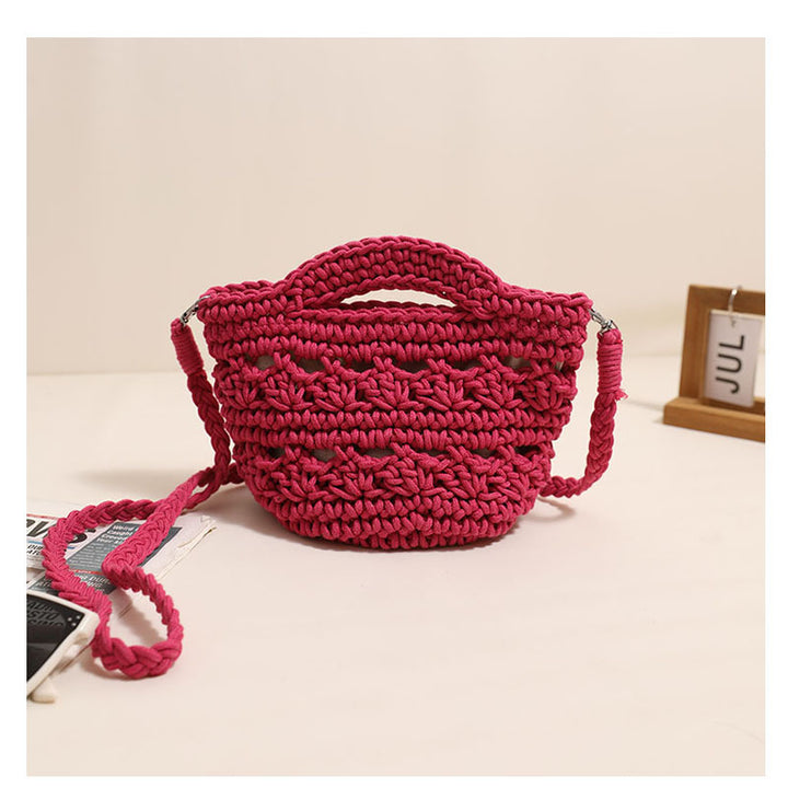 Playful macrame handbag with textured surface Stornfield