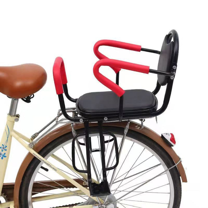 toddler safety bike seat with adjustable five-point harness padded armrests and footrests Stornfield