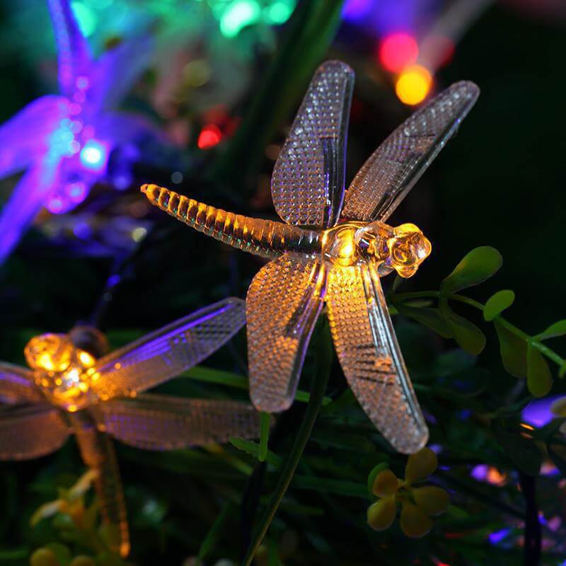 Stornfield | Outdoor Solar Dragonfly Waterproof LED Lights Festival Party Decoration String Lights