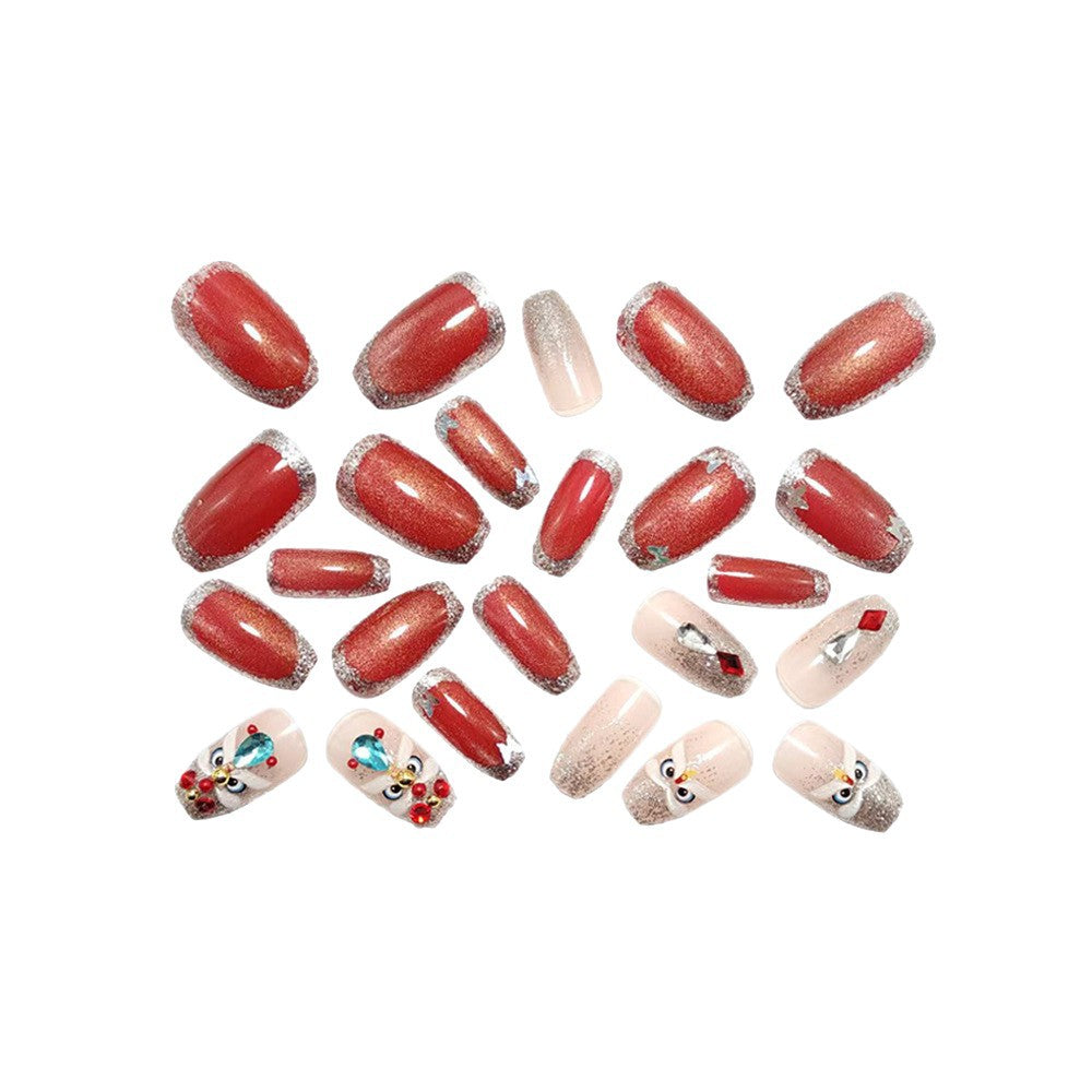 Artificial nails with luxurious 3D decorations Stornfield