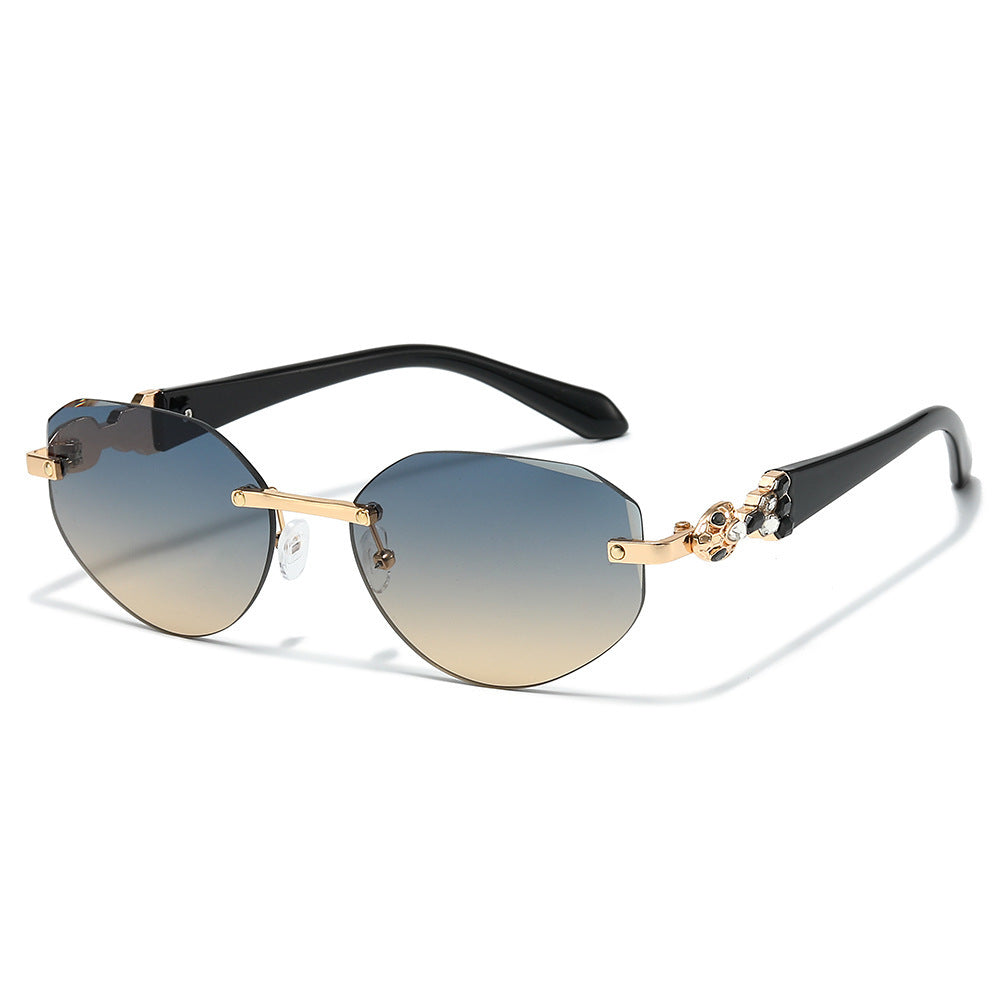 Decorative Oversized Shield Sunglasses Stornfield
