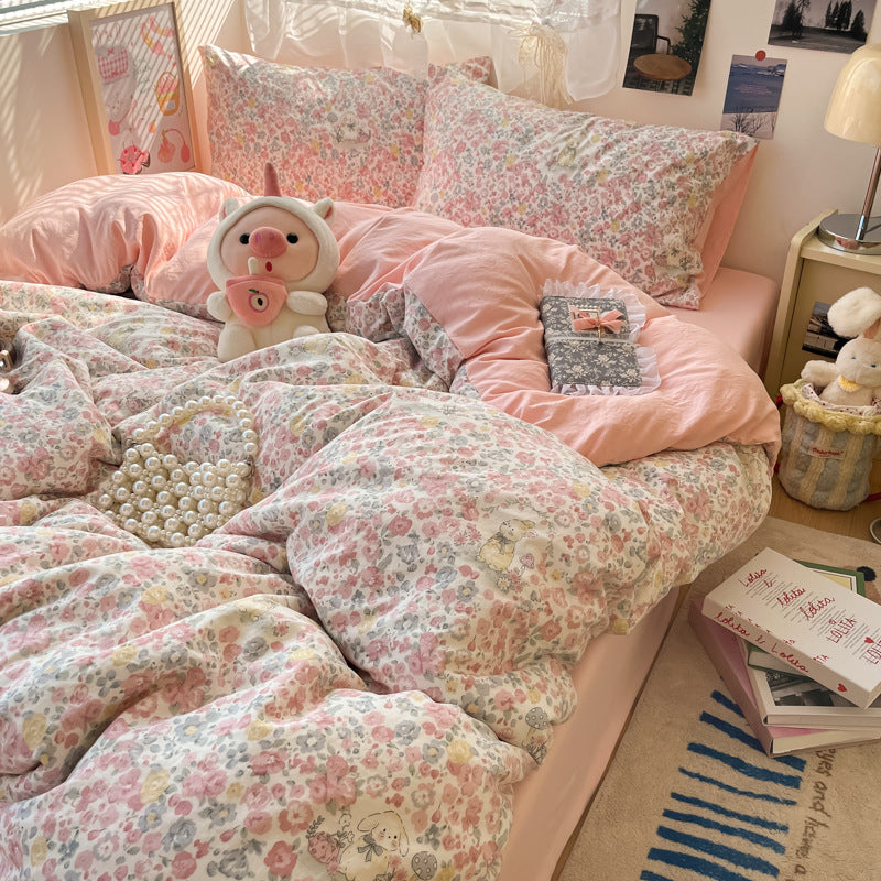 Children's Whimsical Cartoon-Themed Bedding Set