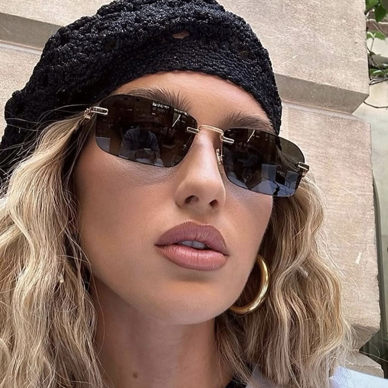 Women's sunglasses with elegant metal frame and stylish wood details Stornfield