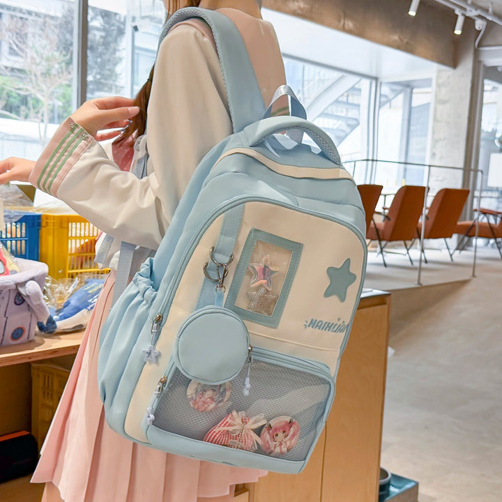 Stylish Star-Embellished School Backpack Stornfield 1791205030