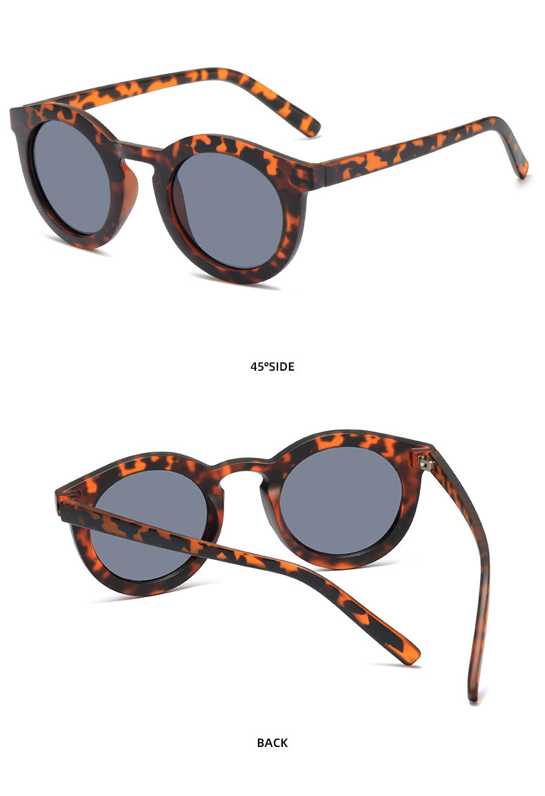 Women's round sunglasses with trendy design and UV protection Stornfield