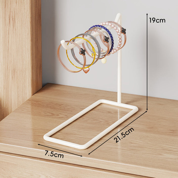 Vertical Bracelet and Bangle Display Stand with Rectangular Base