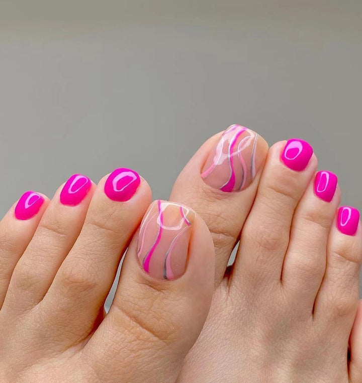 Artistic Toenail Design with Divine Butterfly Design Stornfield