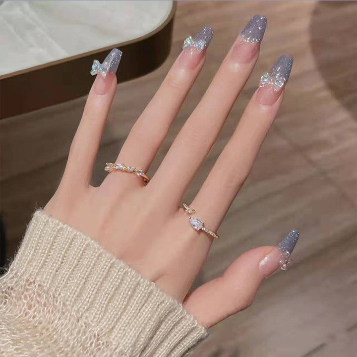 Artificial Glamorous Heart Nail Tips Stornfield