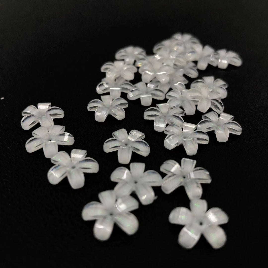 Delicate acrylic flower appliqués Stornfield