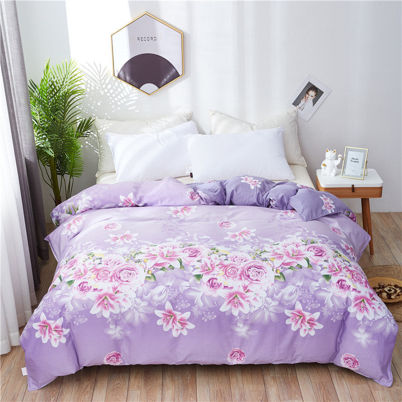 Elegant Floral Patterned Duvet Cover Set