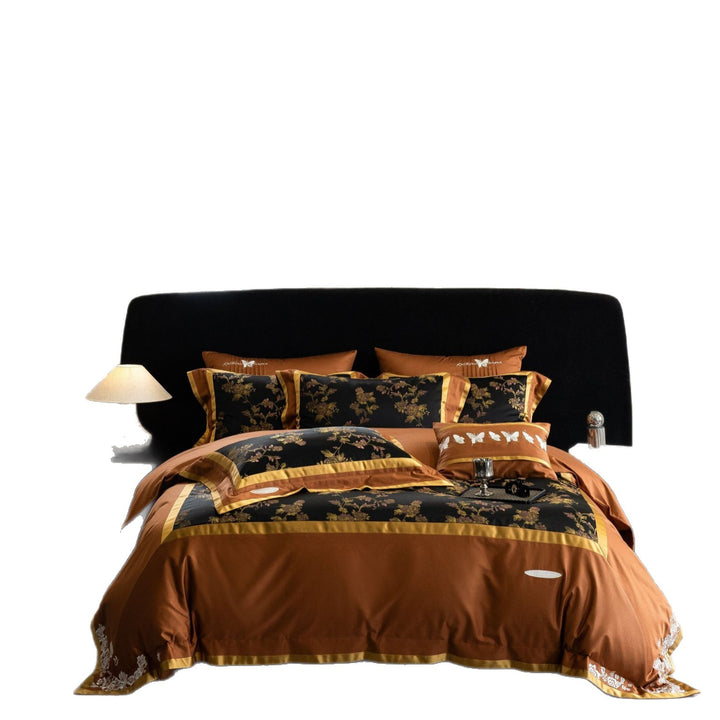 Luxury Satin-Blend Duvet Cover Bedding Set