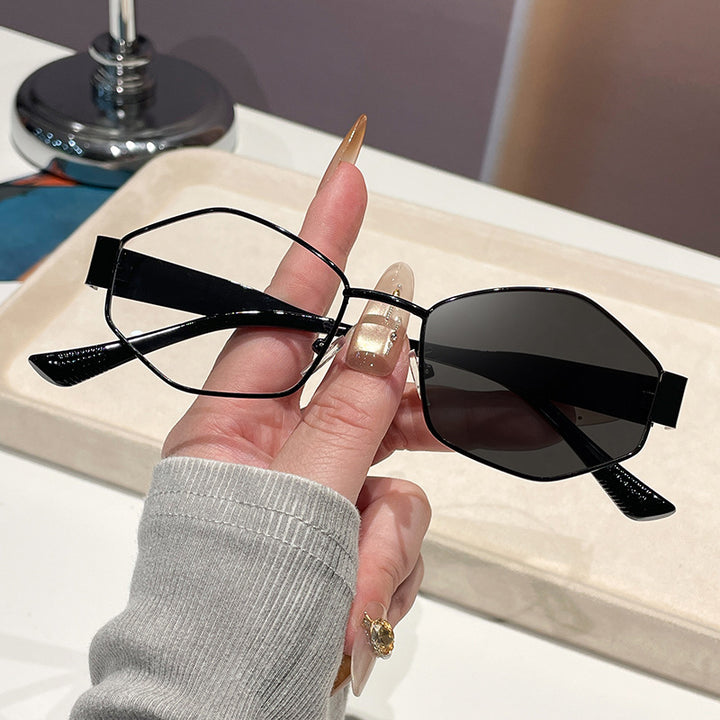 Women's fashionable sunglasses in elegant hexagonal design Stornfield