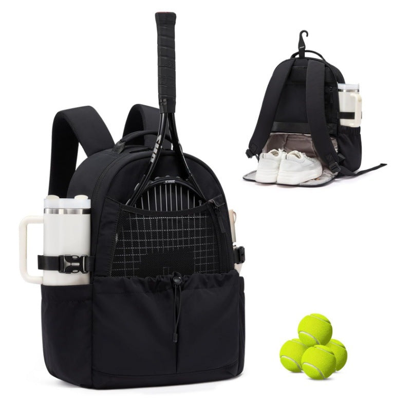 Sport backpack with integrated shoe compartment and bottle holder Stornfield