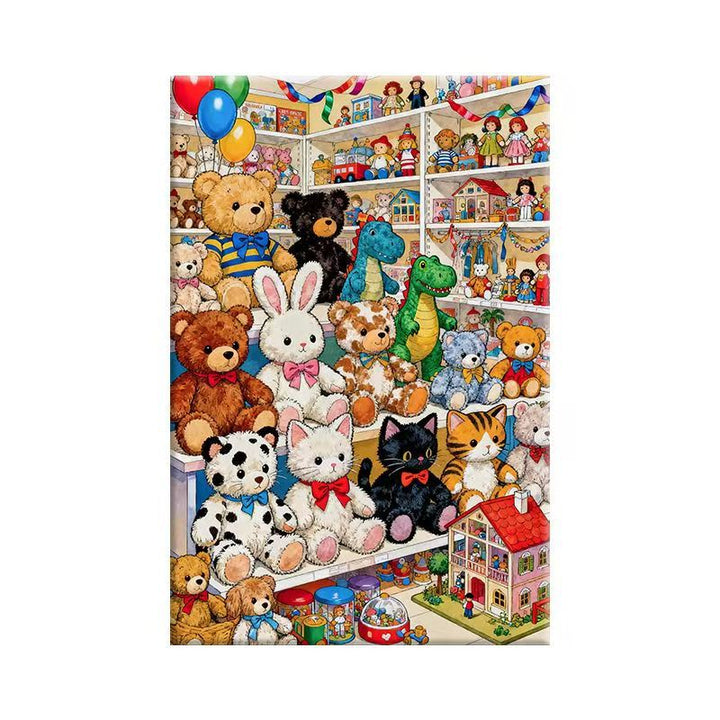 Playful Teddy Bear Wall Art Stornfield