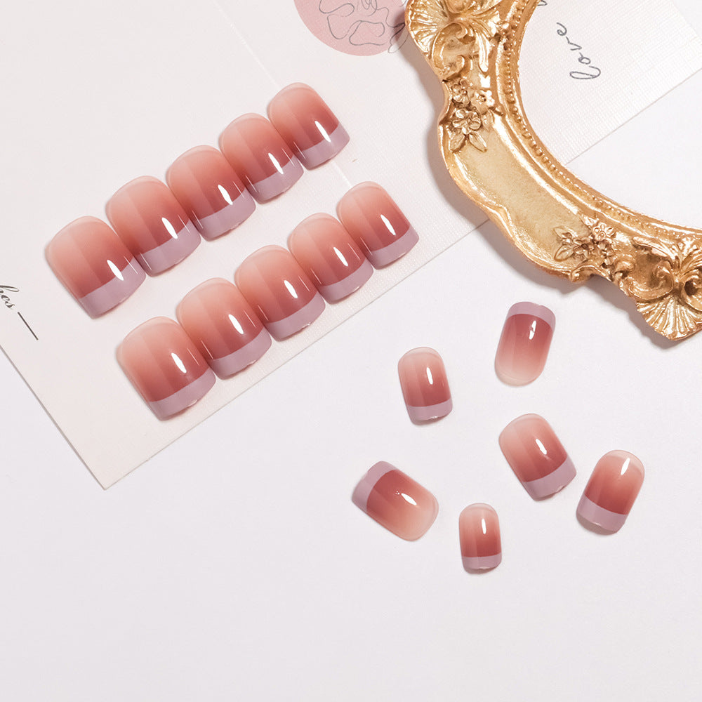 Elegant Ombre Nail Art Press-On Set Stornfield