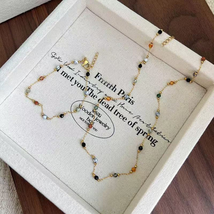 Elegant Beaded Chain Necklace Stornfield