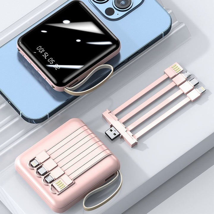 Compact power bank with integrated multi-port and digital display Stornfield
