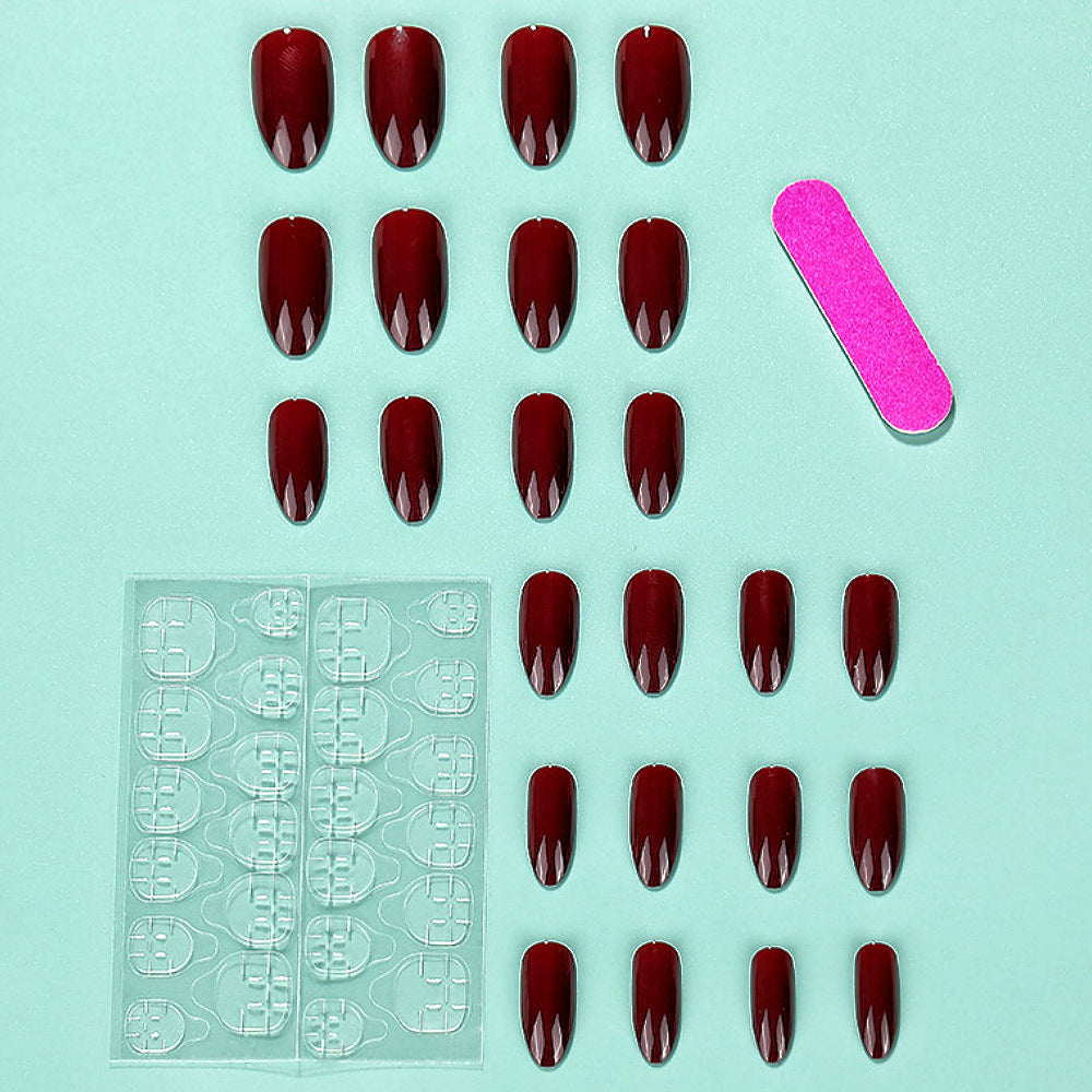 Acrylic nails with elegant almond shape Stornfield