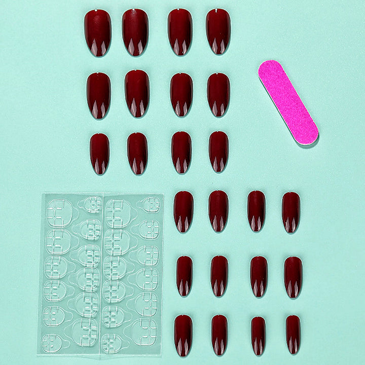 Acrylic nails with elegant almond shape Stornfield