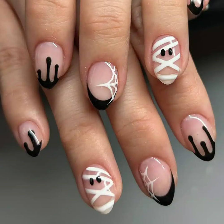 Creative nail art set with Halloween motifs Stornfield