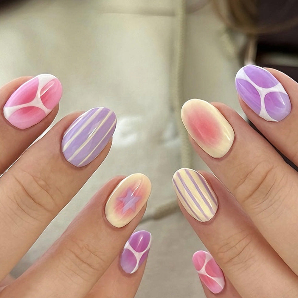 Artistic Press-On Nail Art Collection Stornfield