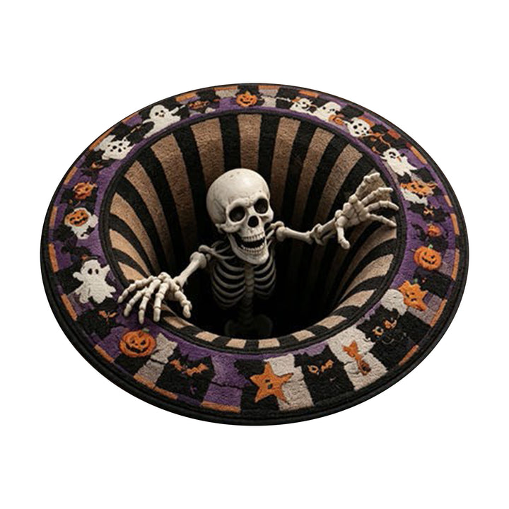Halloween-Themed Decorative Area Rug for Home