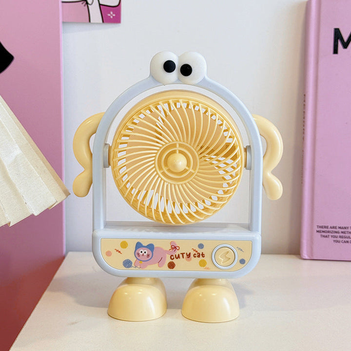 Ladies Portable Mini Fan with Fun Character Design Stornfield