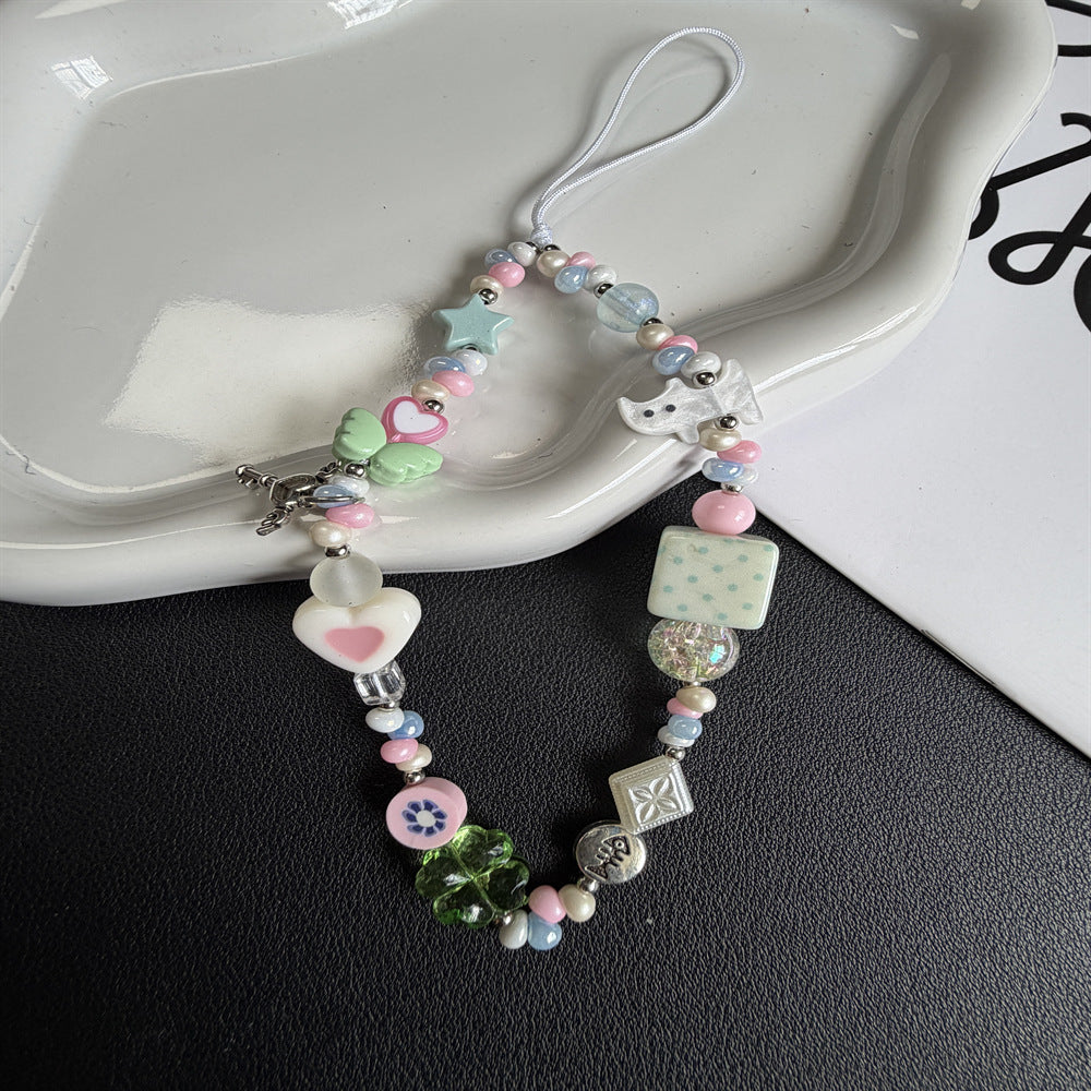Decorative Beaded Charm Necklace Stornfield 1790135825